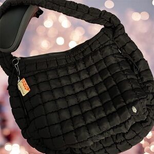 Free People Movement Carryall Bag Black NWT